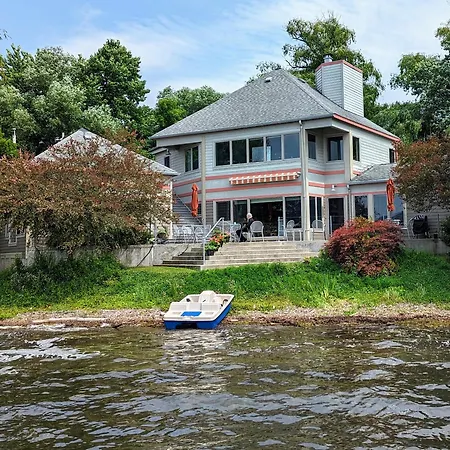 Risingwater Newly Listed Stunning Home With 150-Foot Beachfront In The Finger Lakes